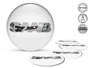 Saab Adesivi su Ruote Edizione Silicone Personalizzato